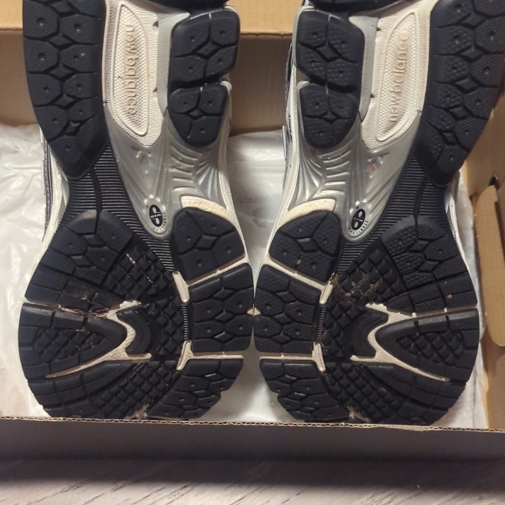 Kids White and Silver Athletic Sneakers - New Balance 1906 - Picture 11 of 11